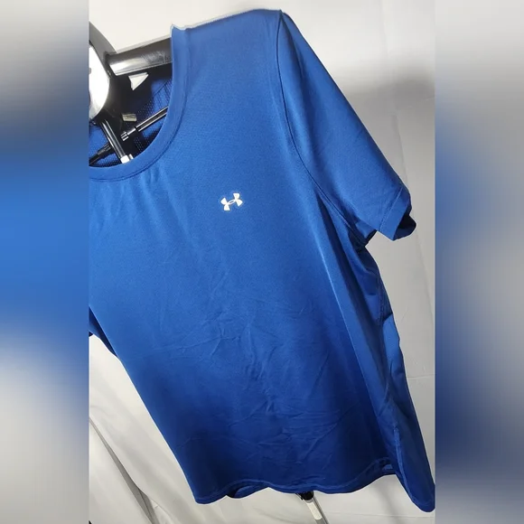 🌸 3/$25 🌸 Under Armour Blue Short Sleeve Athletic Tee-Size XL - Picture 8 of 10